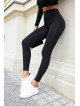 Czarne klasyczne legginsy kelsi