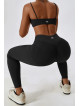 Pantalone push up modellante nero ZAPPY FLEXI K131 MITARE
