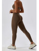 Pantalone push up modellante marrone ZAPPY FLEXI K131 MITARE