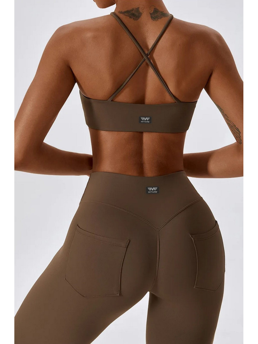 Push up shaping pants brown ZAPPY FLEXI K131 MITARE