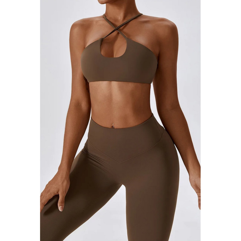 Pantalone push up modellante marrone ZAPPY FLEXI K131 MITARE