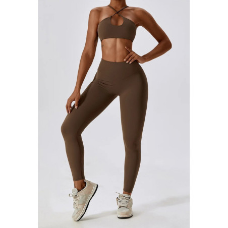 Spodnie push up modelujące brązowe ZAPPY FLEXI K131 MITARE