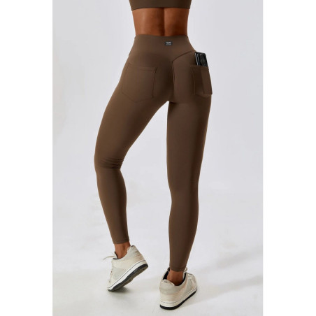 Pantalone push up modellante marrone ZAPPY FLEXI K131 MITARE