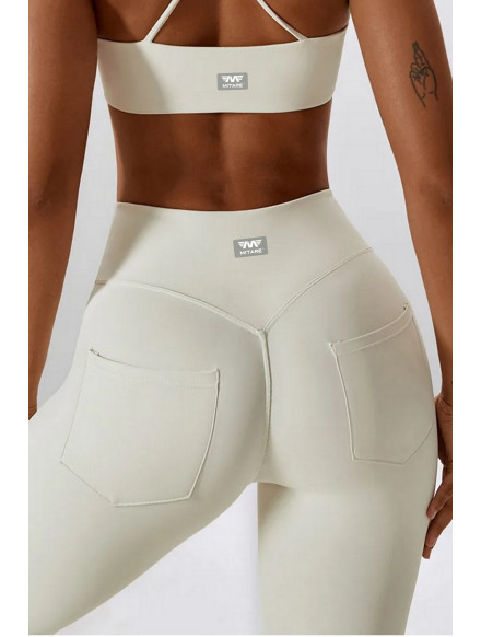 Pantalon gainant push up crème ZAPPY FLEXI K131 MITARE
