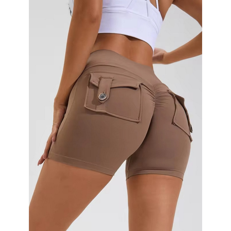 Push up women's shaping shorts brown ZAPPY TRENDY K133 MITARE
