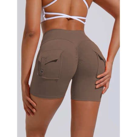 Pantaloncini push up modellanti da donna marrone ZAPPY TRENDY K133 MITARE