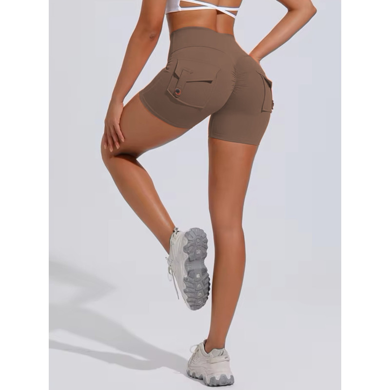 Push-Up Damen Shaping Shorts braun ZAPPY TRENDY K133 MITARE