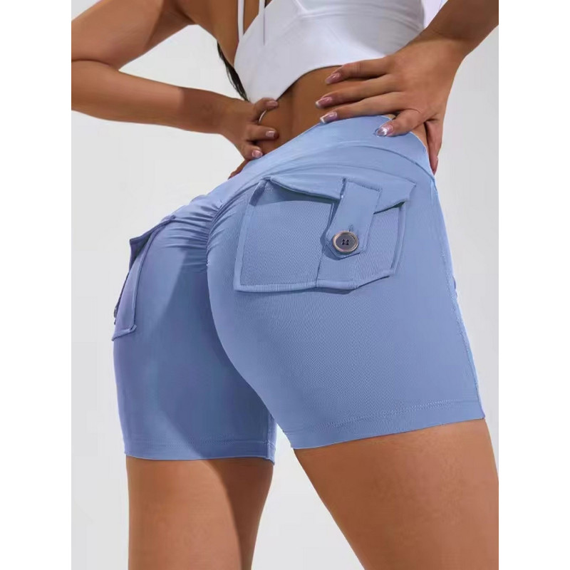 Pantaloncini push up modellanti da donna blu ZAPPY TRENDY K133 MITARE