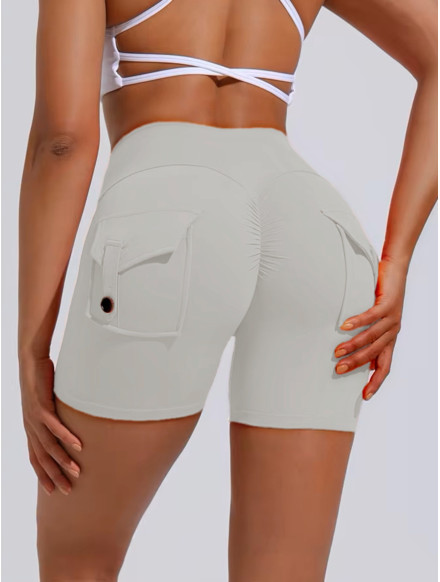 Push up women's shaping shorts light grey ZAPPY TRENDY K133 MITARE 2