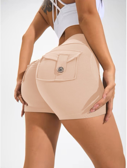 Pantaloncini push up modellanti da donna albicocca ZAPPY TRENDY K133 MITARE