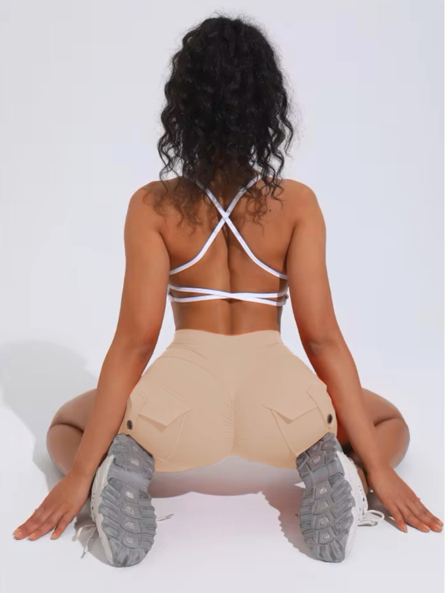 Push-Up Damen Shaping Shorts Aprikose ZAPPY TRENDY K133 MITARE