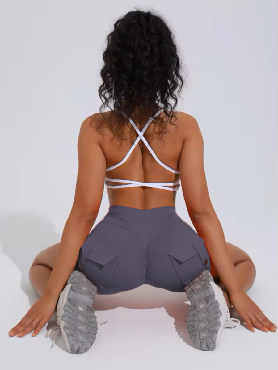 Push up women's shaping shorts grey ZAPPY TRENDY K133 MITARE