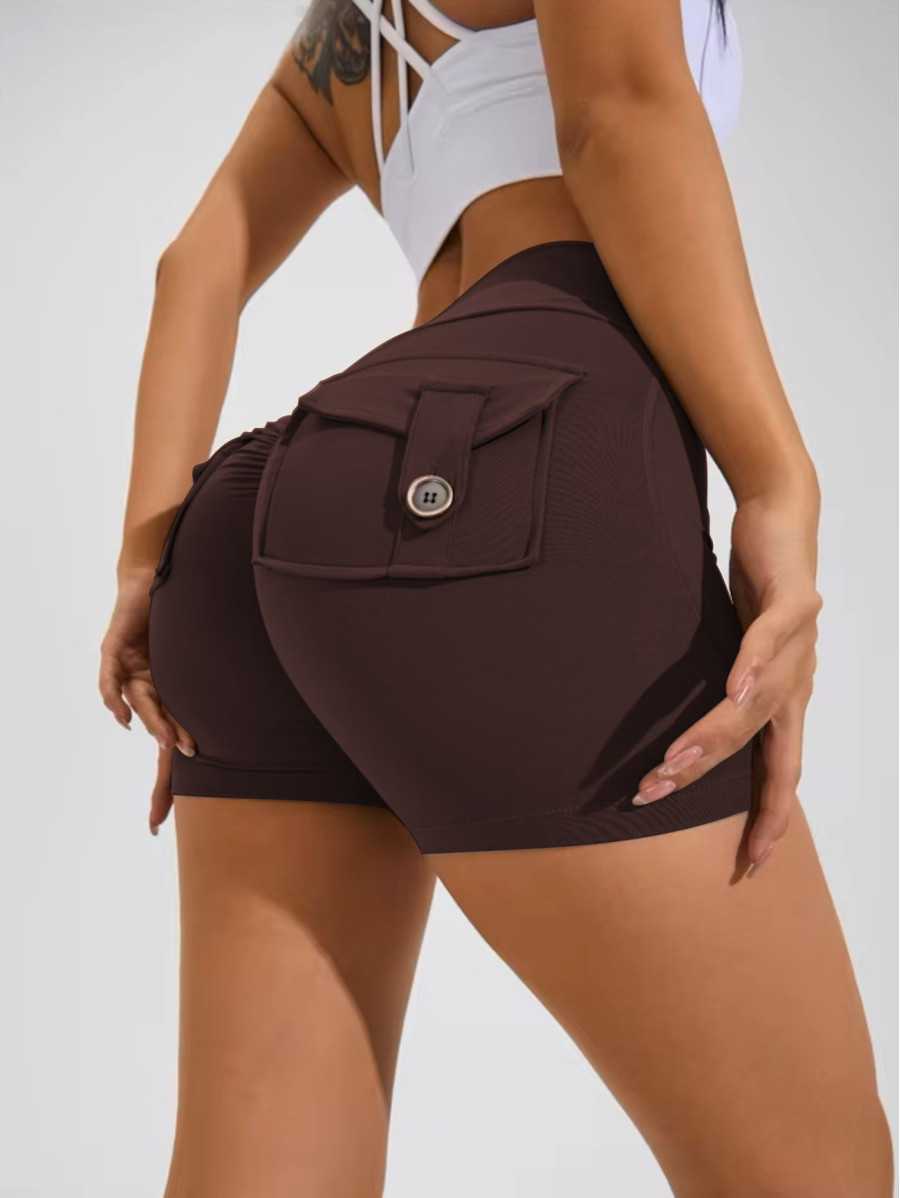 Pantaloncini push up modellanti da donna cioccolato ZAPPY TRENDY K133 MITARE