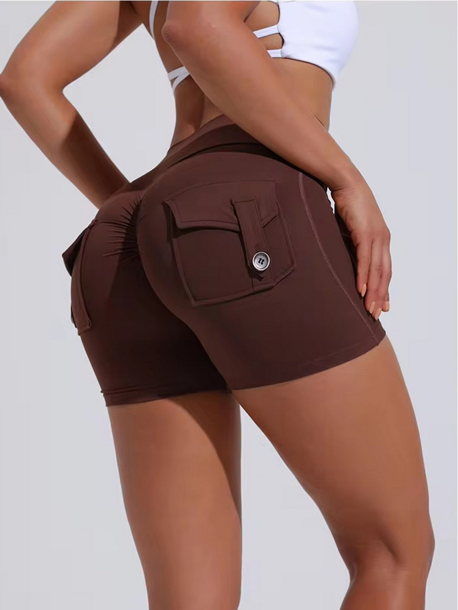 Push-Up Damen Shaping Shorts Schokolade ZAPPY TRENDY K133 MITARE