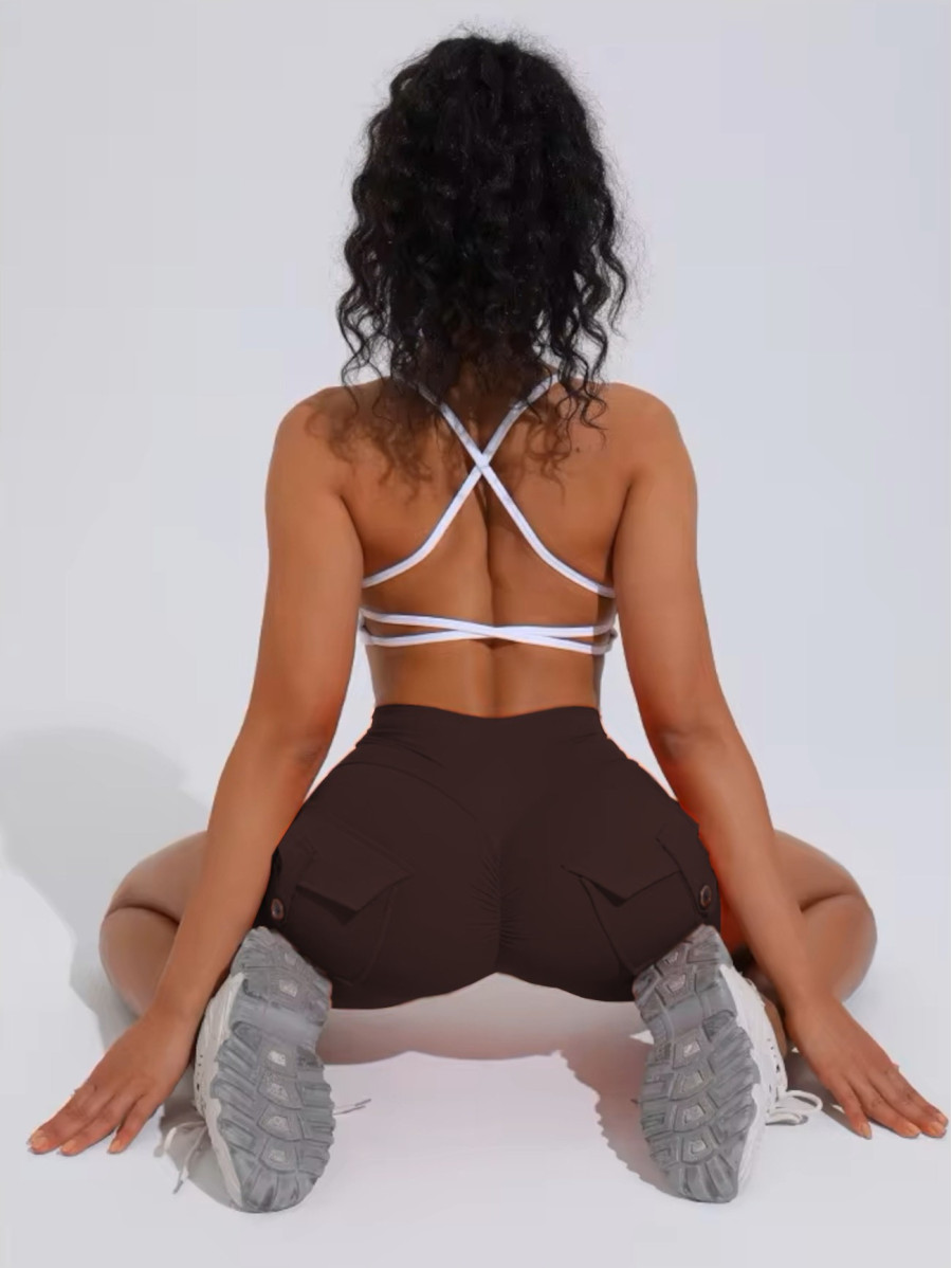 Push up women's shaping shorts chocolate ZAPPY TRENDY K133 MITARE