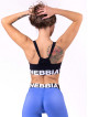 Athletic Cut Out sport bra N695 BLACK NEBBIA