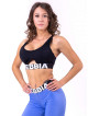 Reggiseno sportivo con il taglio N695 BIANCO  NEBBIA