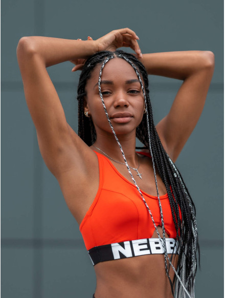 Soutien-gorge de sport sportif avec découpe N695 ROUGE NEBBIA 2
