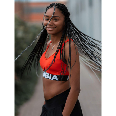 Soutien-gorge de sport sportif avec découpe N695 ROUGE NEBBIA