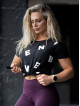 Camiseta atada Letters N680 NEGRO NEBBIA