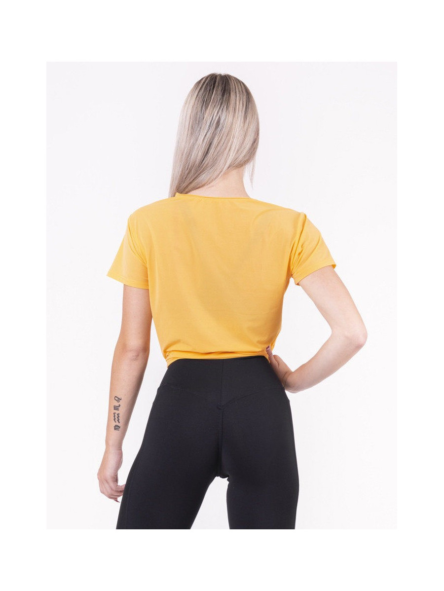 Camiseta atada Letters N680 NARANJA NEBBIA