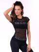 Flash-Mesh T-shirt N665 BLACK NEBBIA