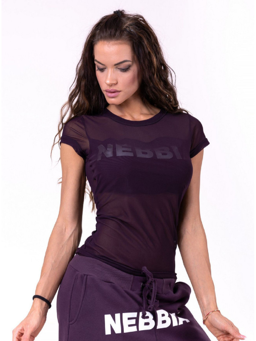 T-shirt Flash-Mesh N665 BORDEAU NEBBIA