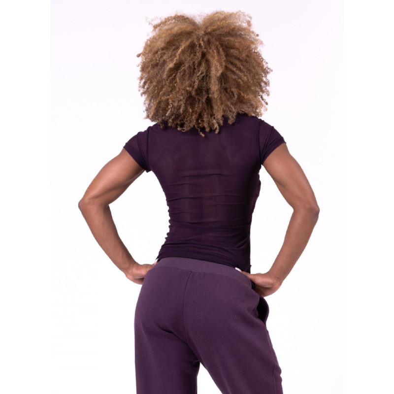 Maglietta Flash-Mesh N665 BORGOGNA NEBBIA