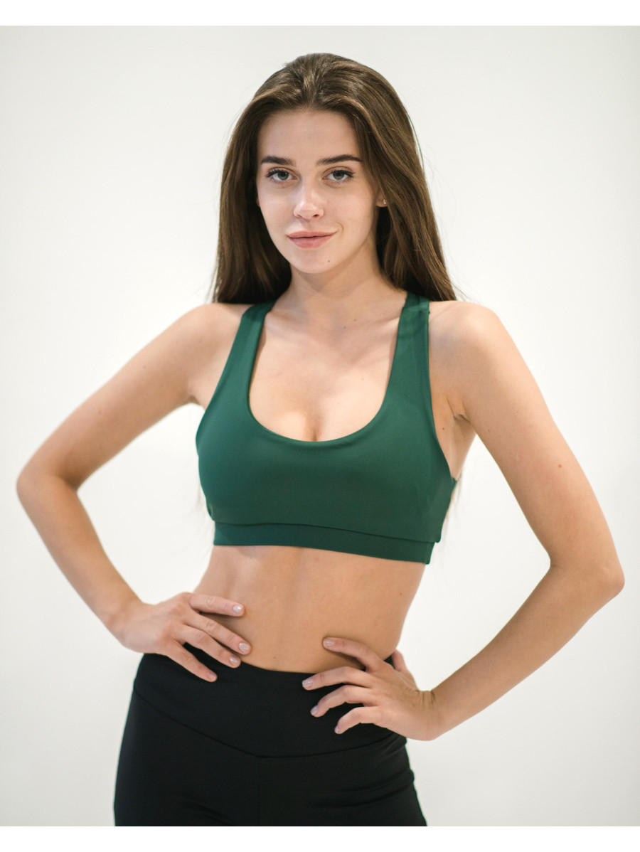 Reggiseno sportivo BASIC K027 verde MITARE