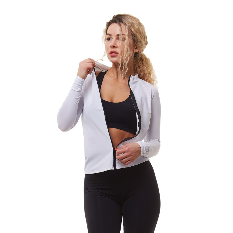 Felpa FIT K046 bianca MITARE