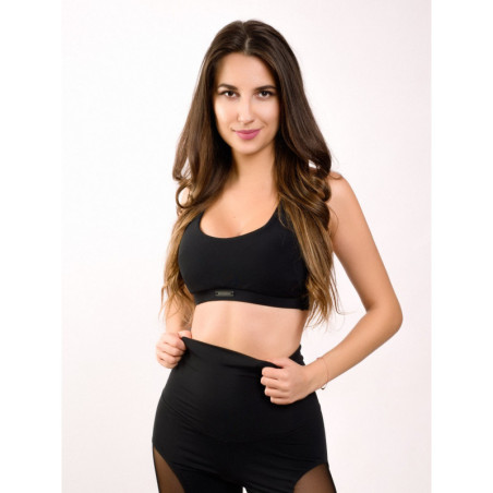 Reggiseno sportivo BASIC K027 nero MITARE
