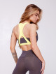 Sujetador deportivo CUTE K075 amarillo MITARE