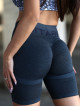 Seamless shorts PUSH UP MAX K077 blue MITARE