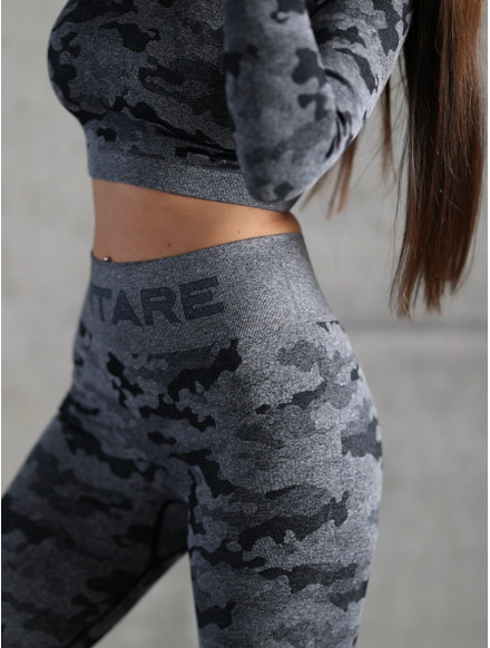 Legginsy damskie bezszwowe ARMY K013 MITARE YOGA 2