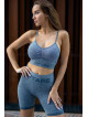 Nahtlose Shorts PUSH UP MAX K077 dunkelgrau MITARE