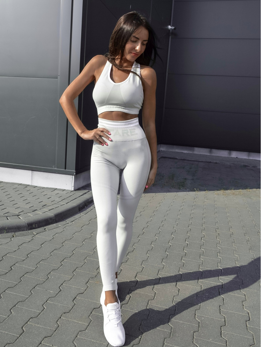 Seamless bra SLIM PUSH UP K079 light gray MITARE
