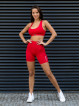 Nahtlose Shorts PUSH UP MAX K077 rot MITARE
