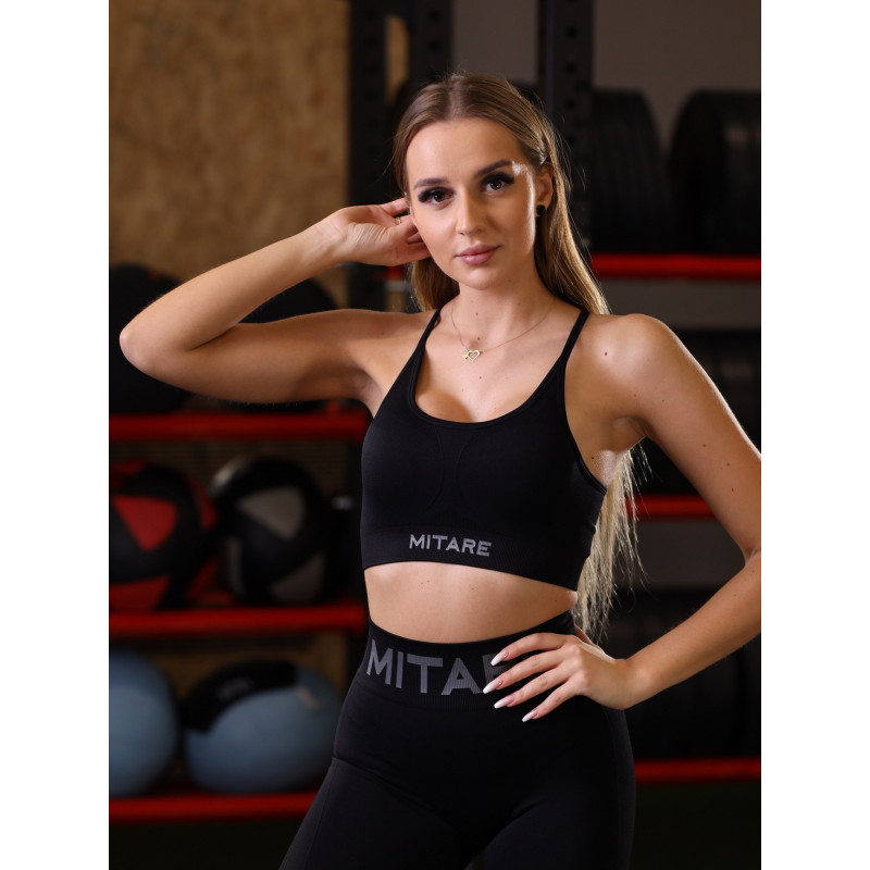 Reggiseno sportivo SENSUAL K021 nero MITARE