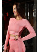 Seamless Crop Top PUSH UP MAX K084 rosa MITARE