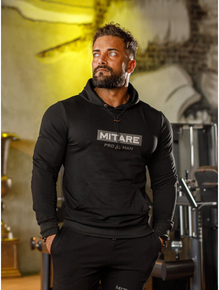 Sweat à capuche K103 noir MITARE PRO MAN