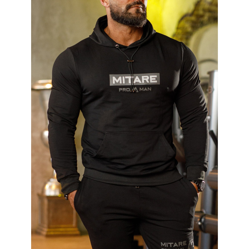 Sudadera con capucha K103 negro MITARE PRO MAN