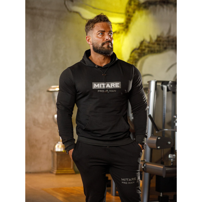 Hooded sweatshirt K103 black MITARE PRO MAN
