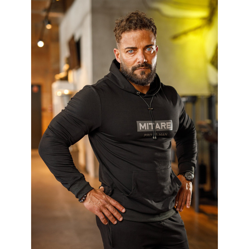Sudadera con capucha K103 negro MITARE PRO MAN