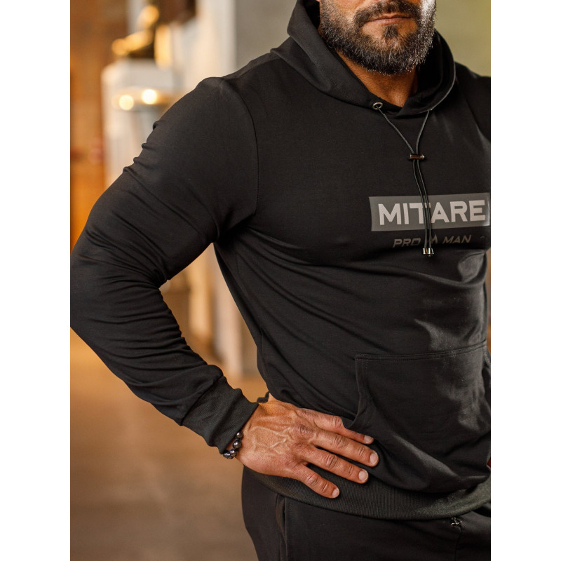 Sudadera con capucha K103 negro MITARE PRO MAN