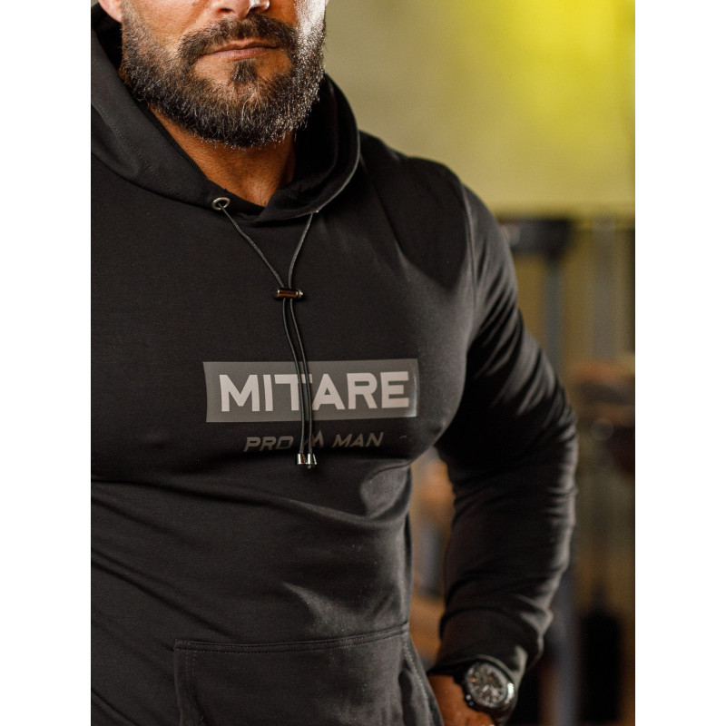 Sudadera con capucha K103 negro MITARE PRO MAN