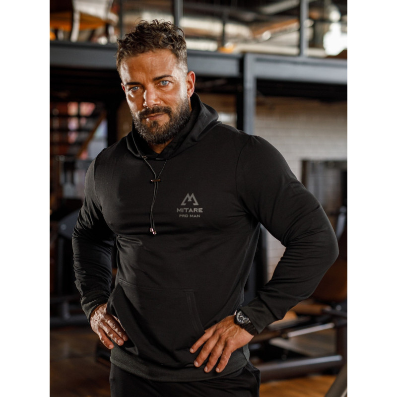 Sudadera con capucha K088 negro MITARE PRO MAN