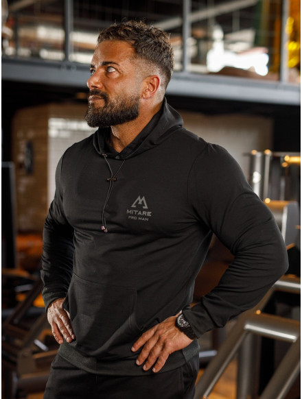 Sudadera con capucha K088 negro MITARE PRO MAN
