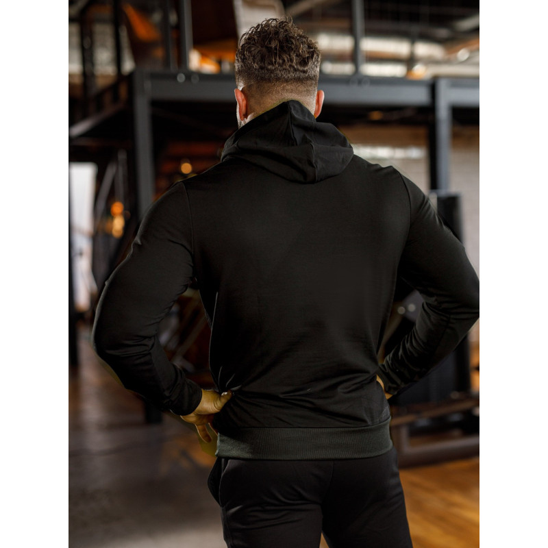 Hooded sweatshirt K088 black MITARE PRO MAN