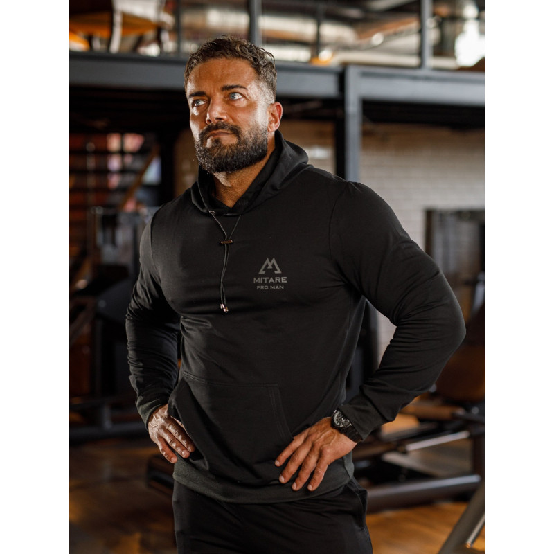 Sudadera con capucha K088 negro MITARE PRO MAN