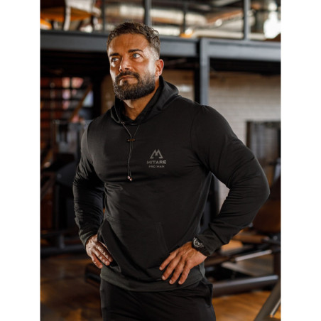 Sweat à capuche K088 noir MITARE PRO MAN